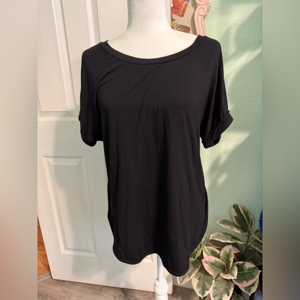 Matty M. Classic Black Women's Tee - Relaxed Short Sleeve